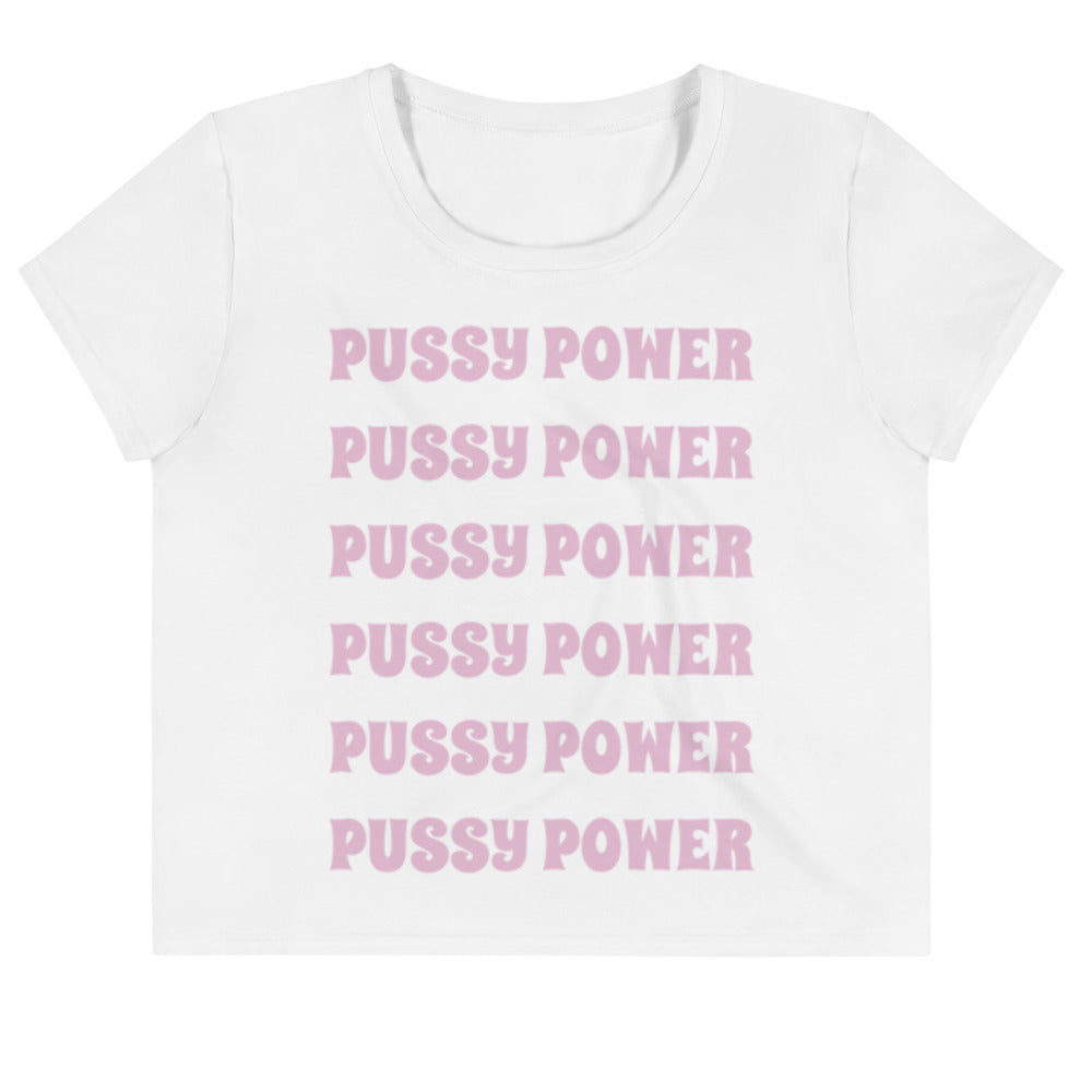 PUSSY POWER Crop Tee